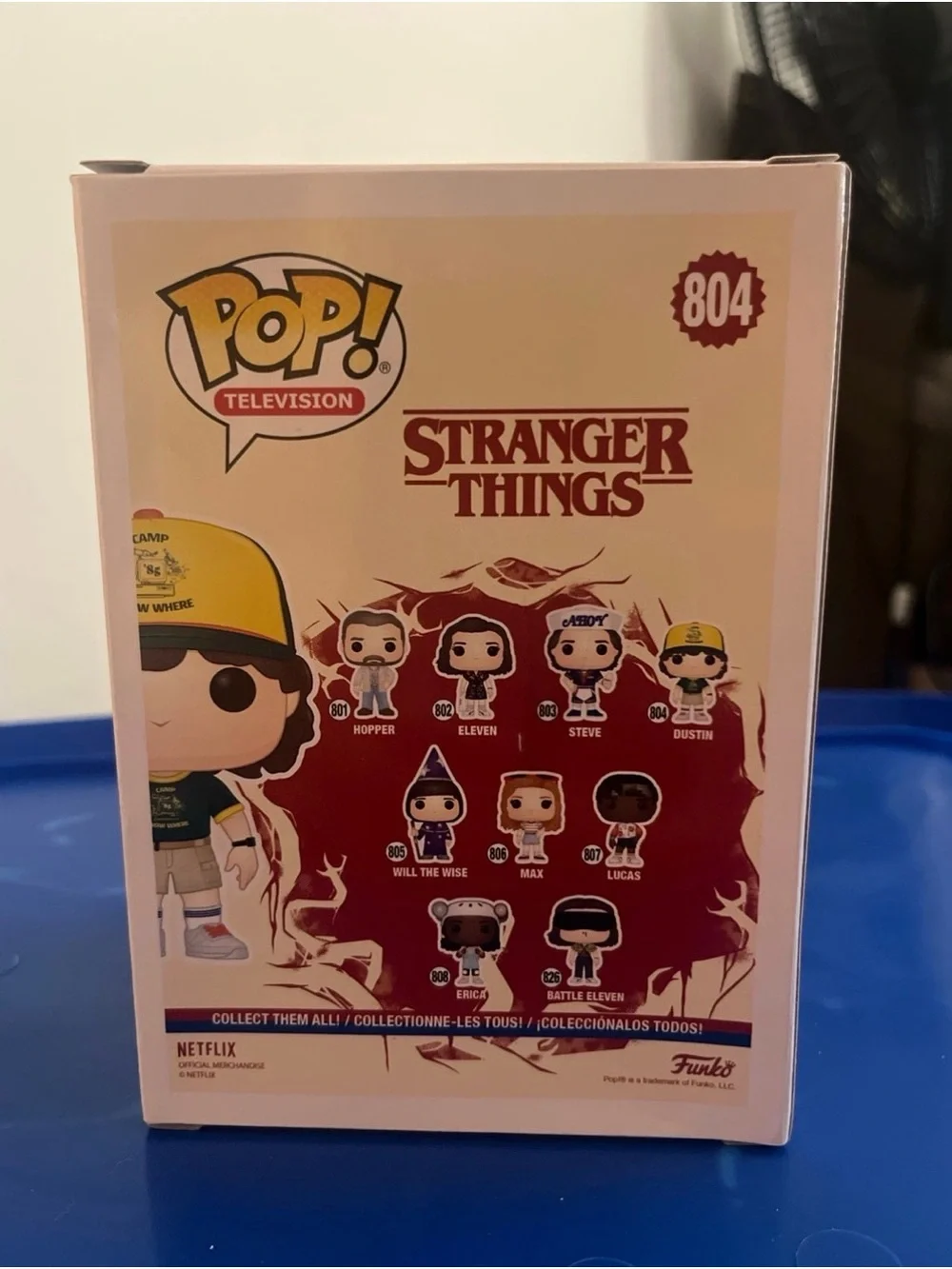 Funko Pop! Stranger Things Dustin Figure - Yellow Hat & Green Outfit